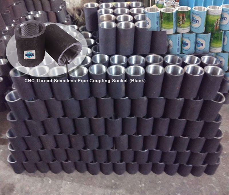 CNC Thread Black Pipe Coupling Socket Manufacturers